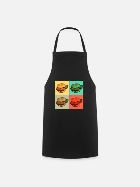 Leberkas Fleischkäse Brötchen - Kochschürze - Schwarz