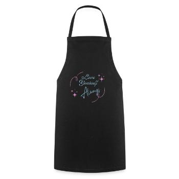 Love Yourself Always - Kochschürze - Schwarz - Vorne - AI Model Male 185 dark (185cm)