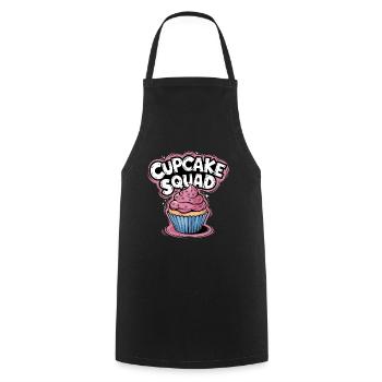 Cupcake Squad Cake Cupcake Muffin - Kochschürze - Schwarz - Vorne - AI Model Male 185 dark (185cm)