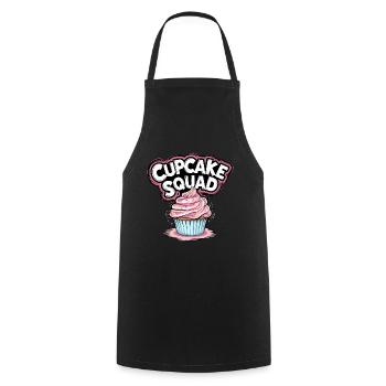 Cupcake Squad Cake Cupcake Muffin - Kochschürze - Schwarz - Vorne - AI Model Male 185 dark (185cm)