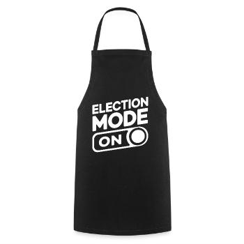 Election Mode On USA America Election - Cooking Apron - black - Front - AI Model Male 185 dark (185cm)