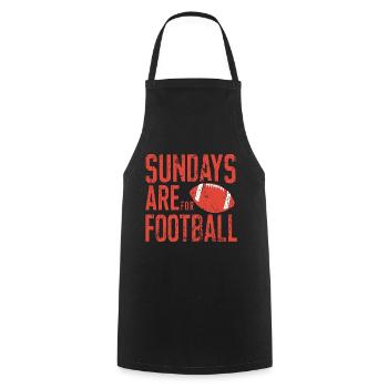 Sundays Are for Football American Football - Kochschürze - Schwarz - Vorne - AI Model Male 185 dark (185cm)