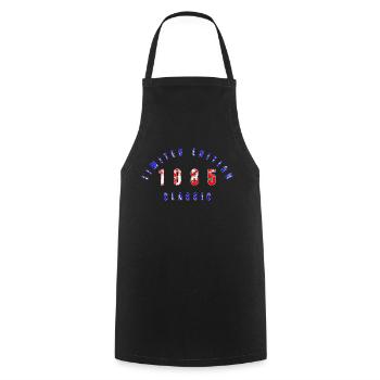 1985 Édition limitée - Tablier de cuisine - noir - Devant - AI Model Male 185 dark (185cm)