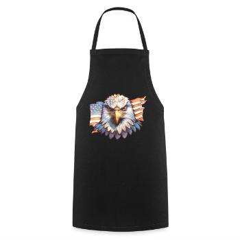 Aigle - Tablier de cuisine - noir - Devant - AI Model Male 185 dark (185cm)