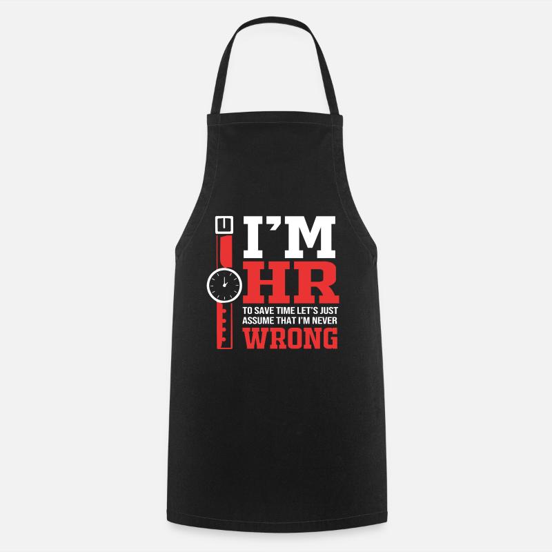 HR Manager - Kochschürze - Schwarz