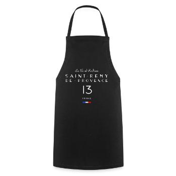 Saint-Rémy de Provence 13 Bouches-du-Rhône - Cooking Apron - black - Front - AI Model Male 185 dark (185cm)