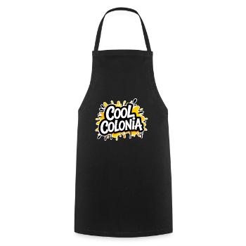 Colonia fraîche | Chemise Cologne - Tablier de cuisine - noir - Devant - AI Model Male 185 dark (185cm)