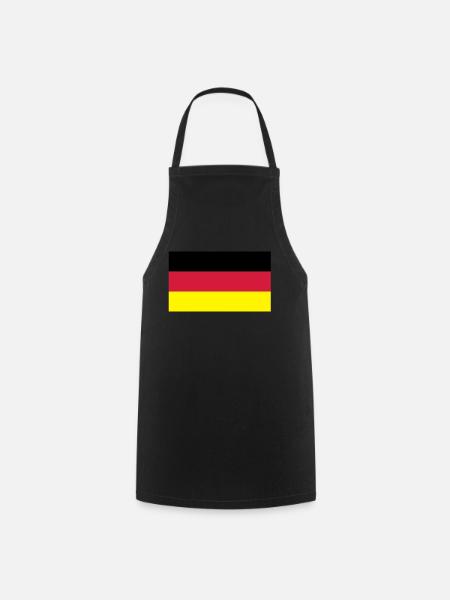deutschlandflagge - Kochschürze - Schwarz