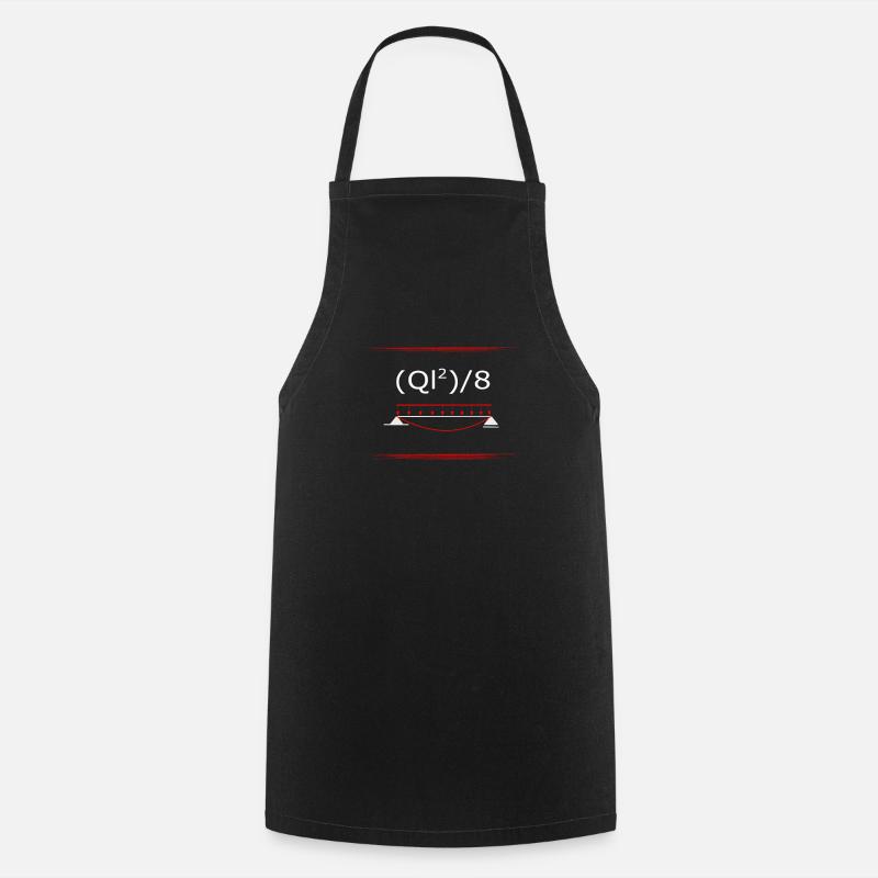 Single-field carrier civil engineer moment - Cooking Apron - black