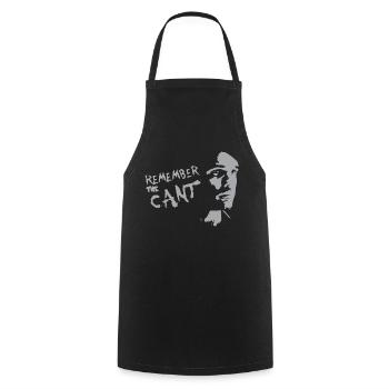 remember the cant - Cooking Apron - black - Front - AI Model Male 185 dark (185cm)