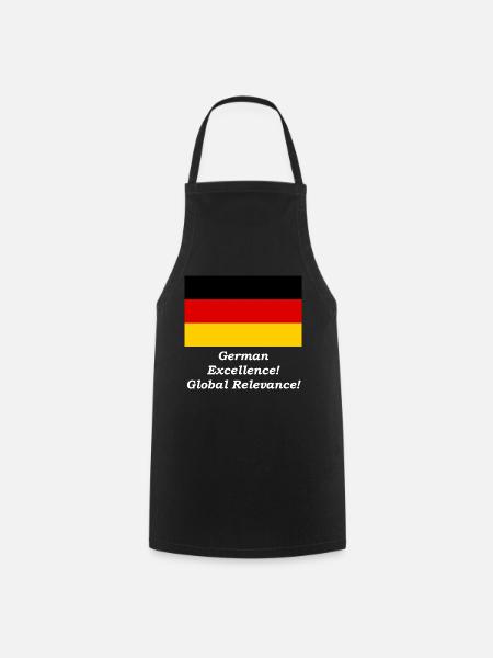 German Excellence! - Global Relevance! - Kochschürze - Schwarz
