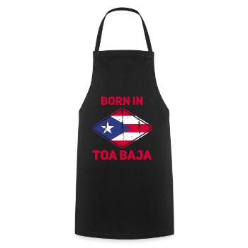 Porto Rico - Tablier de cuisine - noir - Devant - AI Model Male 185 dark (185cm)