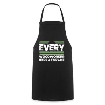 job carpenter tshirts john carpenter tshirts love - Cooking Apron - black - Front - AI Model Male 185 dark (185cm)