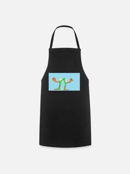 Grenouille gymnaste - Tablier de cuisine - noir
