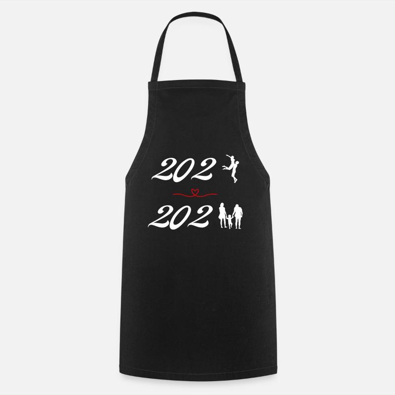 Annonce grossesse 2023 - Tablier de cuisine - noir