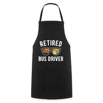 Retired Bus Driver Beach Vacation Sunglasses - Kochschürze - Schwarz - Vorne - AI Model Male 185 dark (185cm)