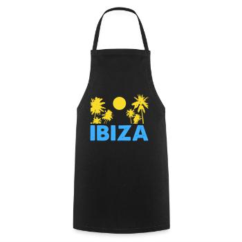 Ibiza - Tablier de cuisine - noir - Devant - AI Model Male 185 dark (185cm)