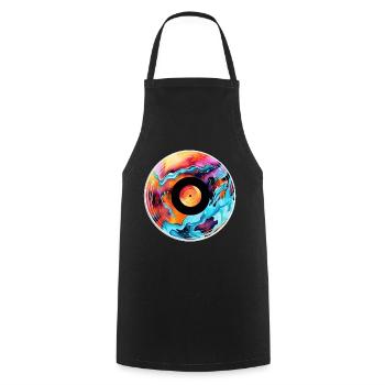 Record - Cooking Apron - black - Front - AI Model Male 185 dark (185cm)