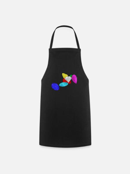 Gems - Cooking Apron - black