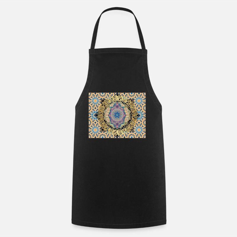 The moroccan chakra Original - Kochschürze - Schwarz