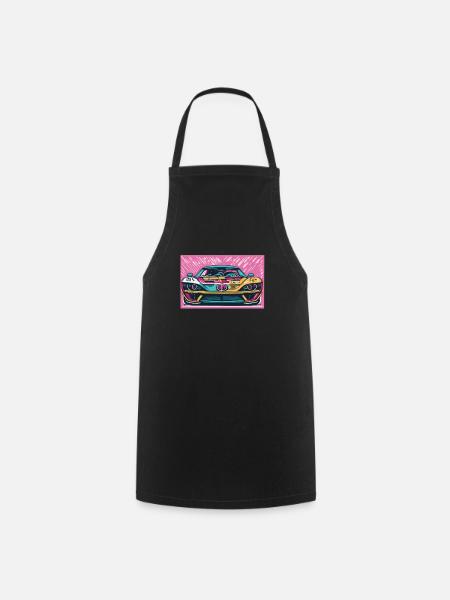 70’s Racecar - Kochschürze - Schwarz