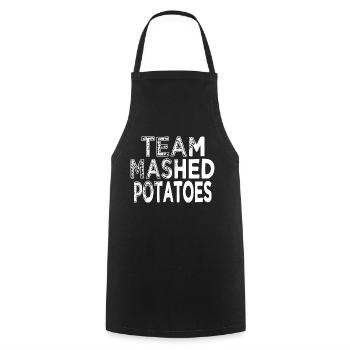 blagues joyeux comique noël ordinateur animal - Tablier de cuisine - noir - Devant - AI Model Male 185 dark (185cm)