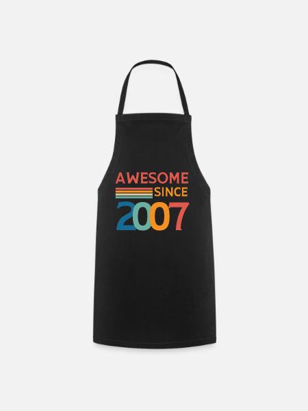 Awesome since 2007 - Cooking Apron - black