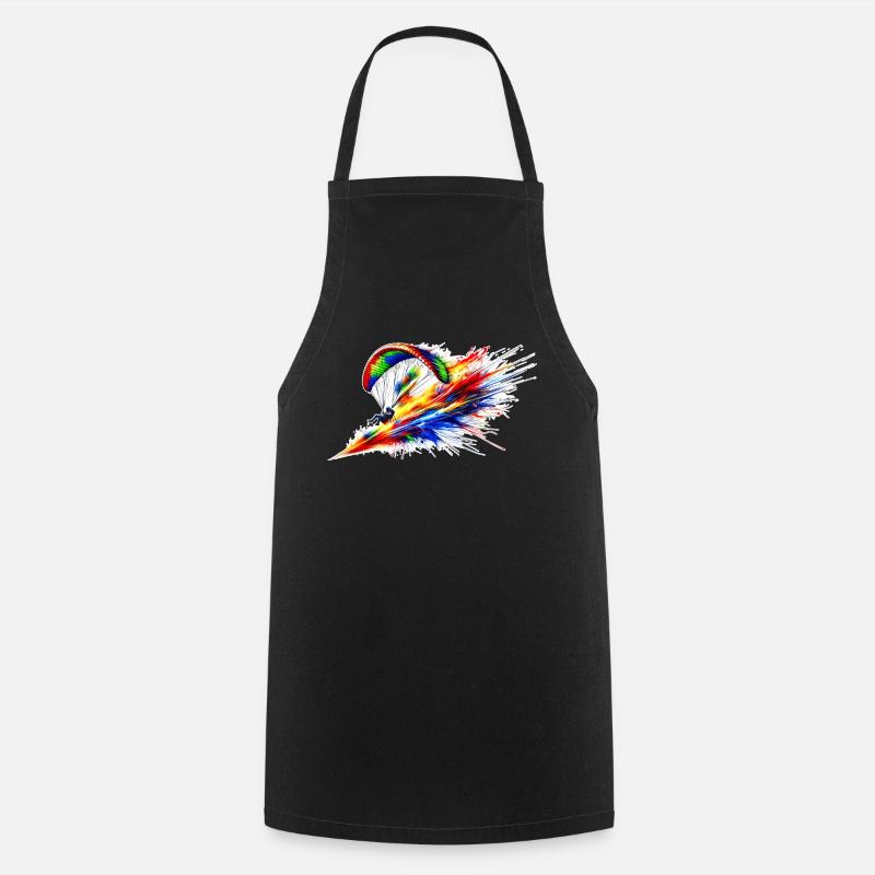 Paraglider - Color Splash - Cooking Apron - black
