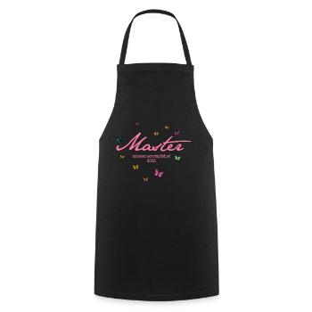 Master's Degree '25 - Mission accomplished - Cooking Apron - black - Front - AI Model Male 185 dark (185cm)