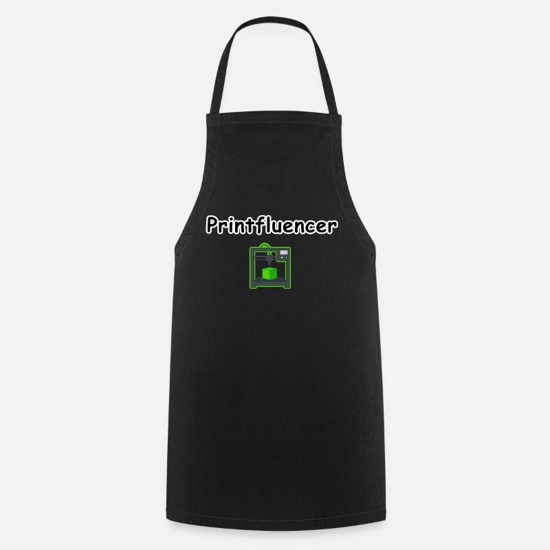 printfluencer 02 - Tablier de cuisine - noir