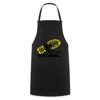 course a pied extreme - Tablier de cuisine - noir - Devant - AI Model Male 185 dark (185cm)