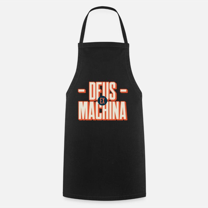 Deus ex machina - Kochschürze - Schwarz