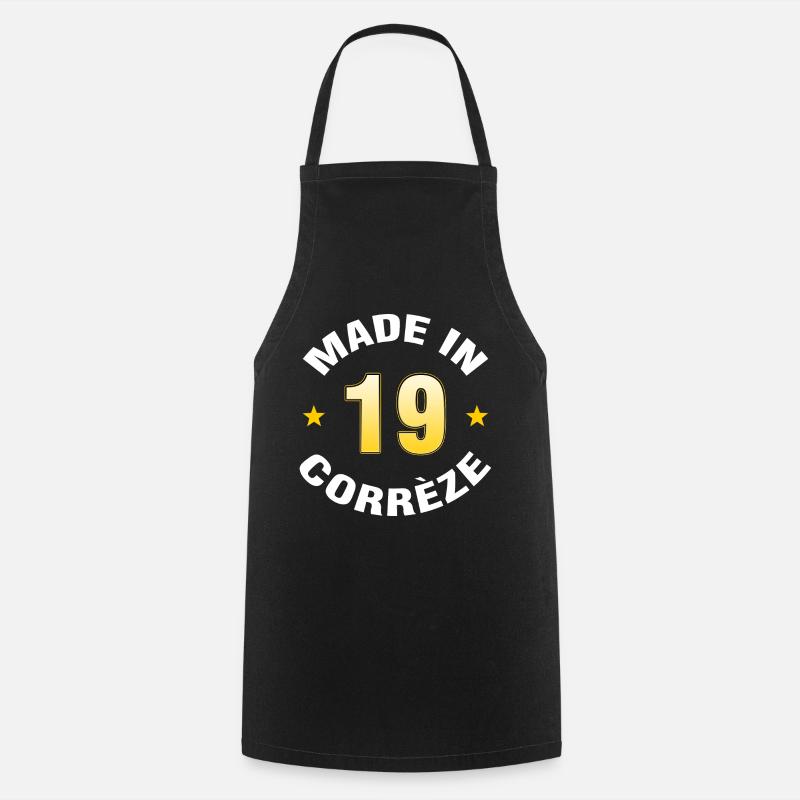 Corrèze - Tablier de cuisine - noir