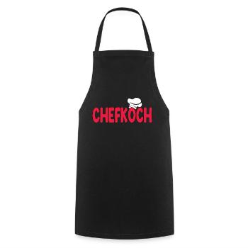 Chefkoch - Kochschürze - Schwarz - Vorne - AI Model Male 185 dark (185cm)