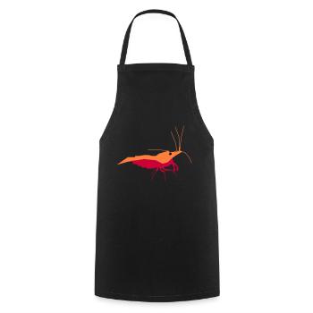 GARNELEN4YOU Shrimp Baby - Kochschürze - Schwarz - Vorne - AI Model Male 185 dark (185cm)