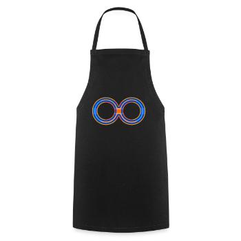 Huit Infini 10 - Tablier de cuisine - noir - Devant - AI Model Male 185 dark (185cm)