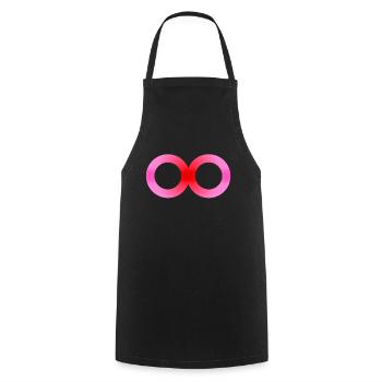 Huit Infinity 4 - Tablier de cuisine - noir - Devant - AI Model Male 185 dark (185cm)