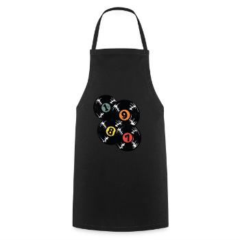 Millésime 1987 - Tablier de cuisine - noir - Devant - AI Model Male 185 dark (185cm)