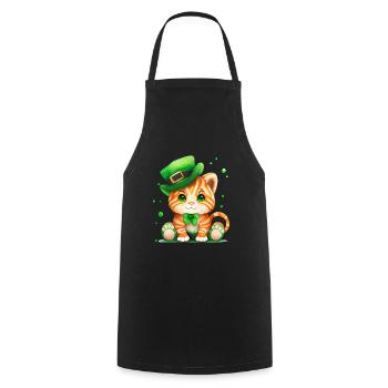 St Paddy’s St Patricksday St Patrick Day - Tablier de cuisine - noir - Devant - AI Model Male 185 dark (185cm)