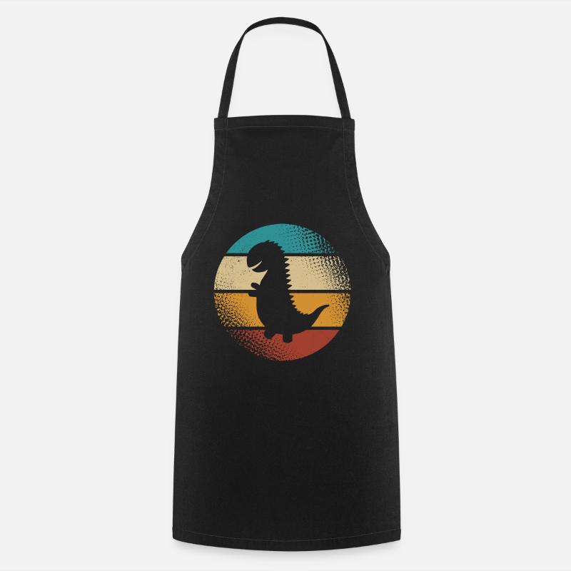 T-Rex - Cooking Apron - black