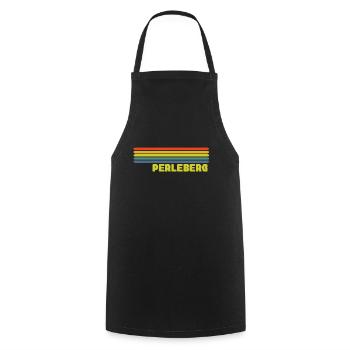Perleberg - Kochschürze - Schwarz - Vorne - AI Model Male 185 dark (185cm)