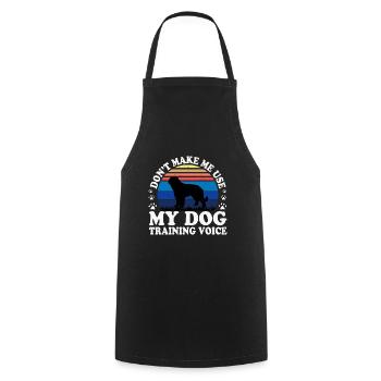 Barbet Dog Lover Silhouette Vintage Sunset - Cooking Apron - black - Front - AI Model Male 185 dark (185cm)