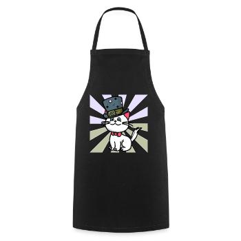 Joyeux anniversaire Félicitations Cat Cats Child - Tablier de cuisine - noir - Devant - AI Model Male 185 dark (185cm)