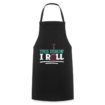 Segway Driver Driving Tours - Cooking Apron - black - Front - AI Model Male 185 dark (185cm)