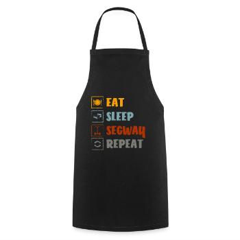 Segway Transport Balance Tour - Cooking Apron - black - Front - AI Model Male 185 dark (185cm)
