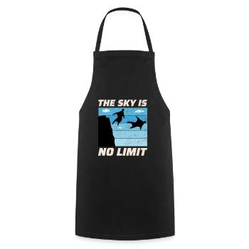 Wingsuit volant Base Jumping Parachutisme Wingsuit - Tablier de cuisine - noir - Devant - AI Model Male 185 dark (185cm)
