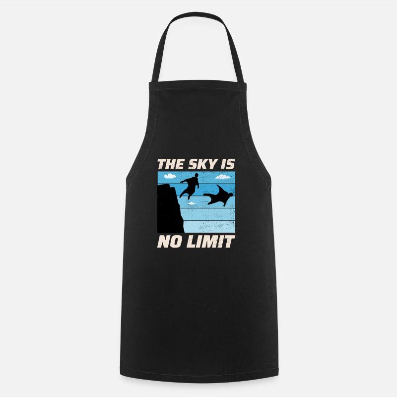 Wingsuit volant Base Jumping Parachutisme Wingsuit - Tablier de cuisine - noir