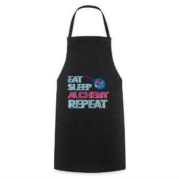 Alchemist Healing Sign Research - Cooking Apron - black - Front - AI Model Male 185 dark (185cm)