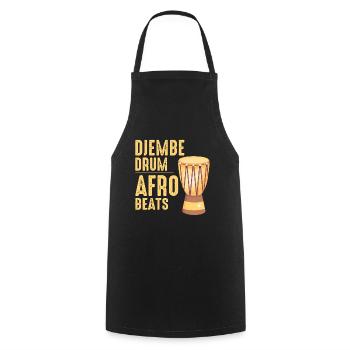 Djembe Player Drummer Music Drum Musician - Cooking Apron - black - Front - AI Model Male 185 dark (185cm)