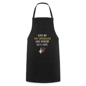 Bonbons Pâtisseries pour enfants - Tablier de cuisine - noir - Devant - AI Model Male 185 dark (185cm)
